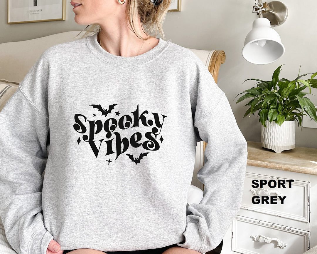 Kvinders sweatshirt med legende Halloween-design og komfortabel pasform Stilla