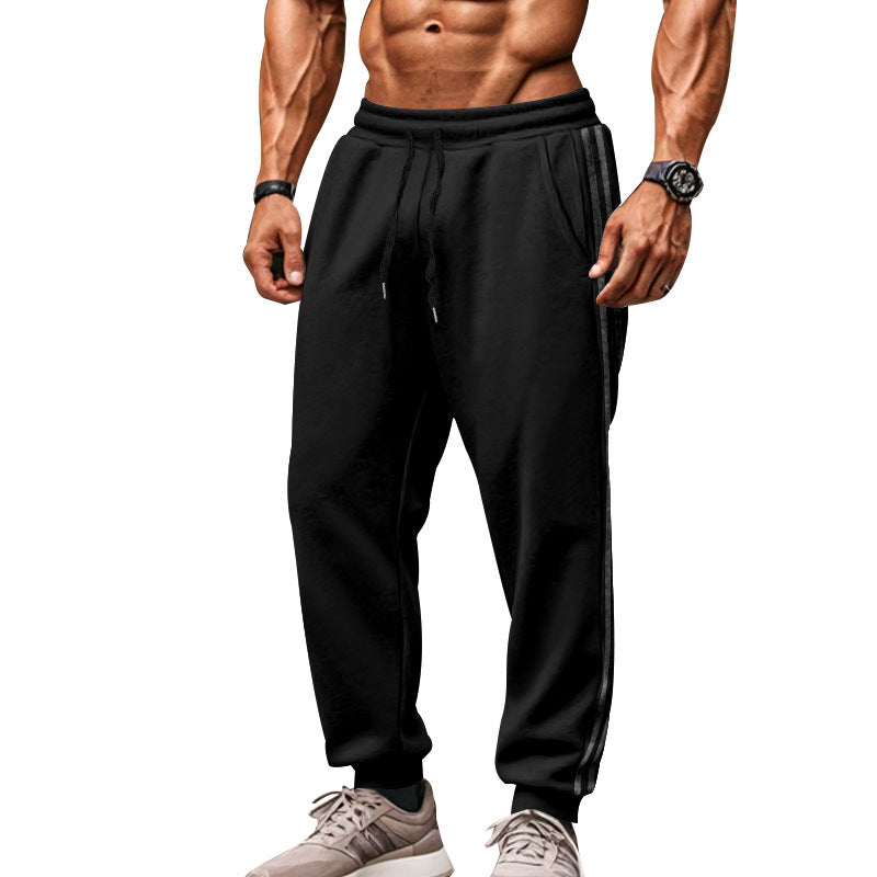 Herrer Sporty Joggingbukser med side striber Stilla