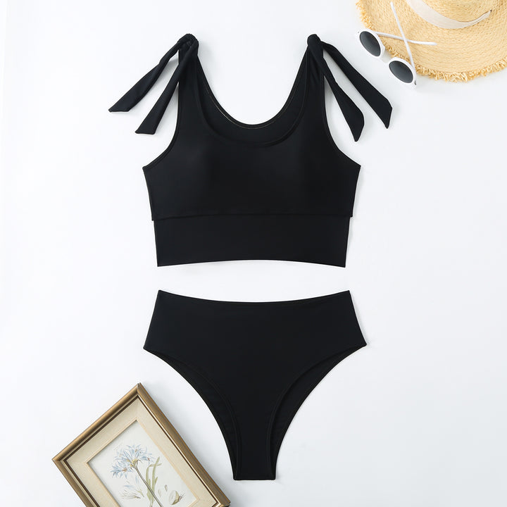 Dame Sporty Crop Top Bikini Sæt Stilla