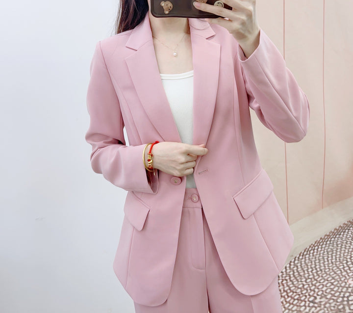 Dame Elegant Blazer med omfattende lommer og fashionable snit Stilla