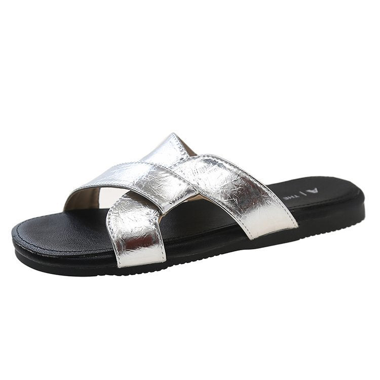 Dame komfortable pantofler med moderne remdesign Stilla