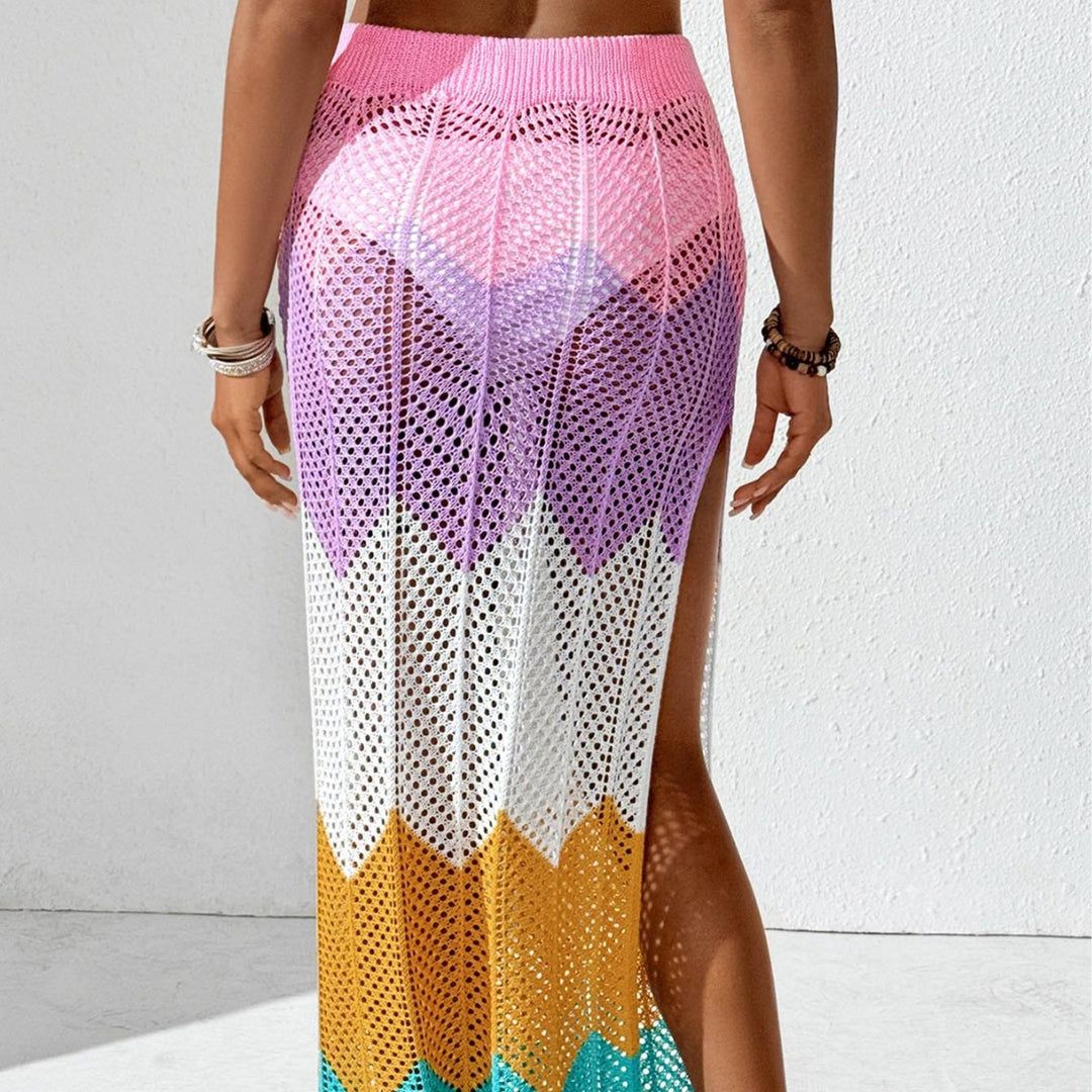 Dame Bohemian Hæklet Maxi Nederdel Cover-Up Stilla