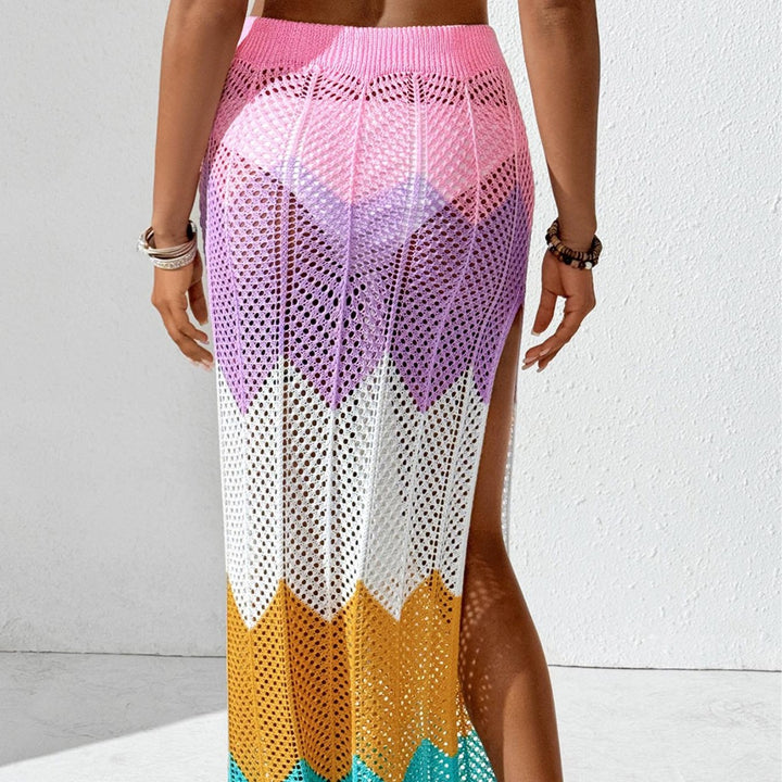 Dame Bohemian Hæklet Maxi Nederdel Cover-Up Stilla