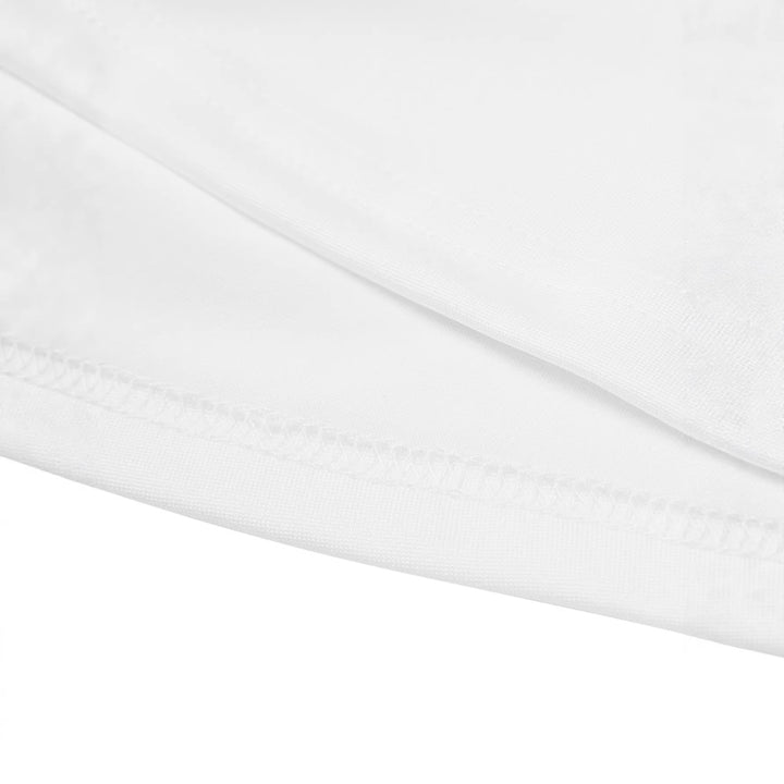 Dame Crop-top med kreativ cocktailmotiv og festligt print Skovae