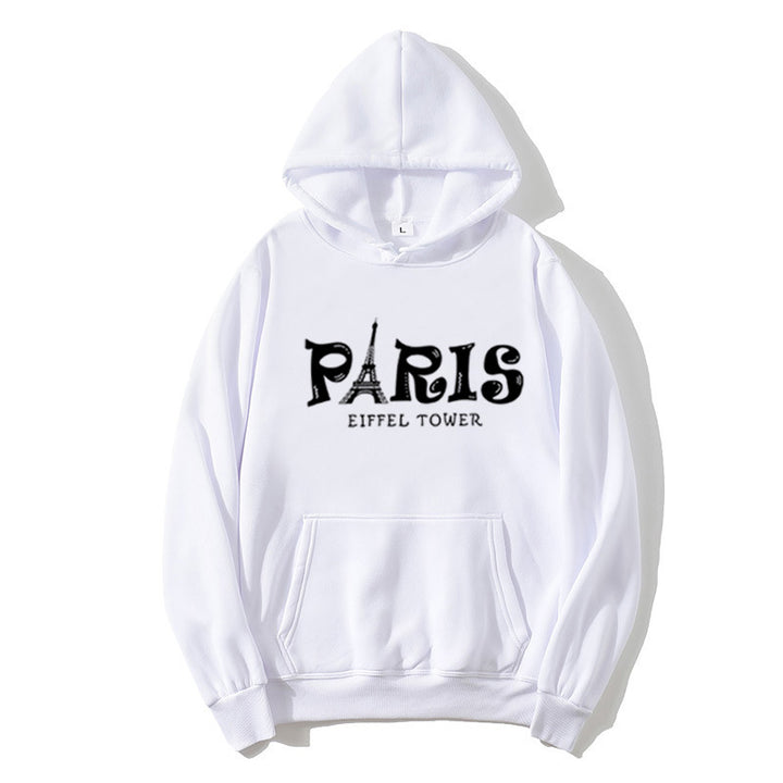 Kvindernes Hoodie med Kreativ Paris Design Skovae