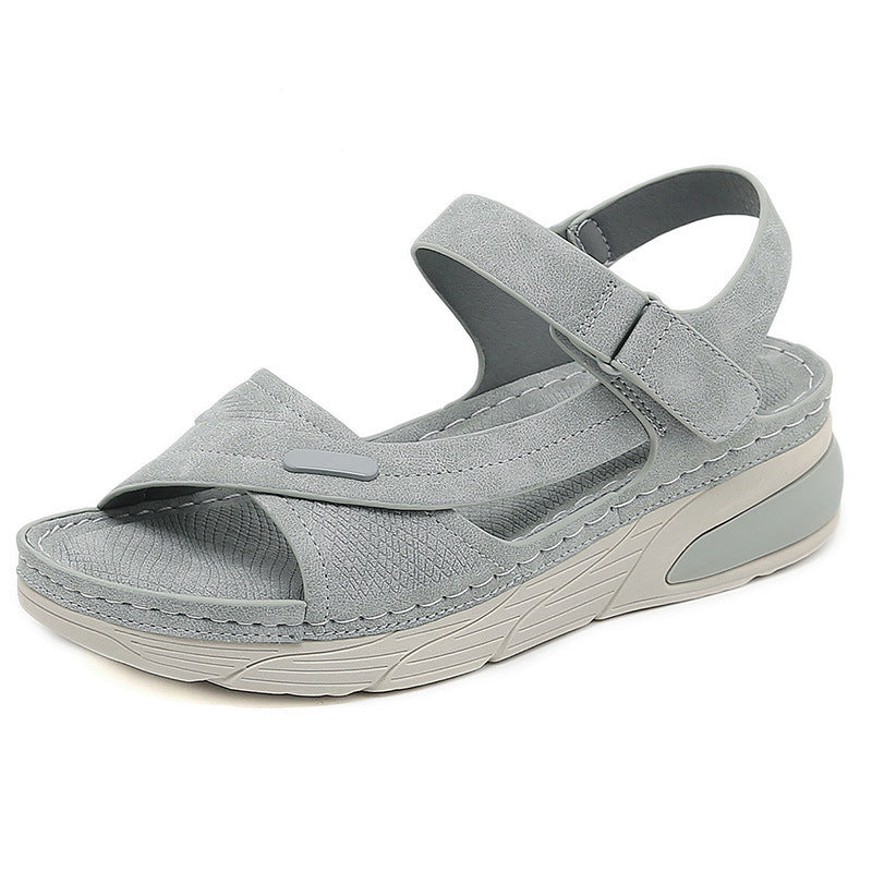 Dame komfort-sandaler med justerbare remme og polstret sål Stilla