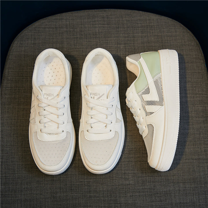 Dame sneakers i moderne design med farverige accenter og åndbar struktur Stilla
