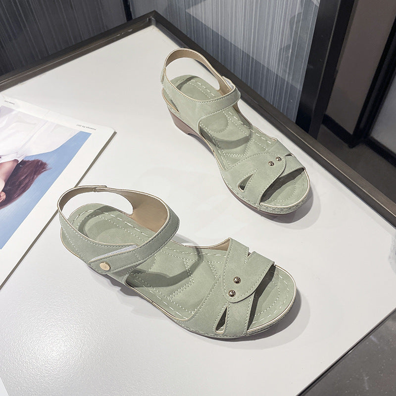 Dame Komfortable Slingback Sandaler med moderne spænde dekoration Stilla