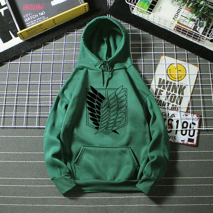 Damehoodie med ekstraordinært grafisk design Skovae