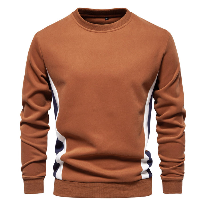 Herre fritidssweatshirt med moderne farveaccenter og blød inderside Stilla