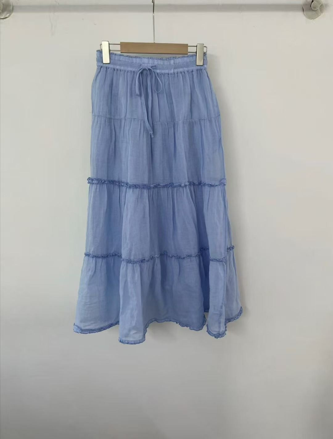 Femme Bohemian lagdelt Maxi-nederdel Stilla