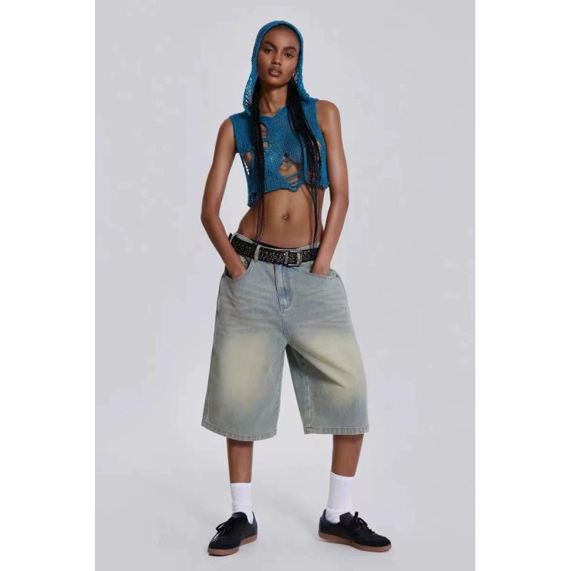 Dame Bred Denim Culotte Stilla