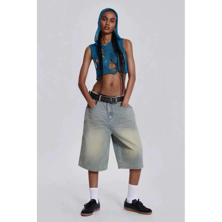 Dame Bred Denim Culotte Stilla