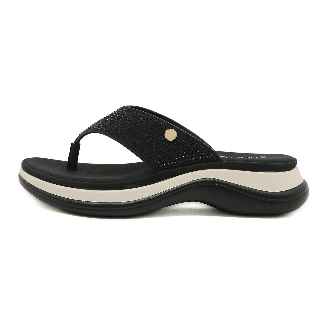 Dame Komfortable Sandaler med Glimmersteder Stilla