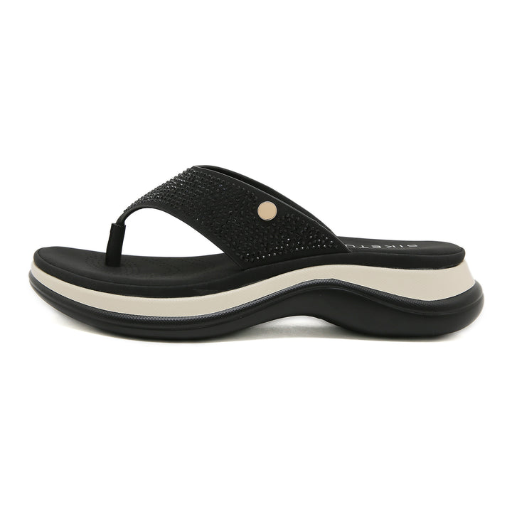Dame Komfortable Sandaler med Glimmersteder Stilla
