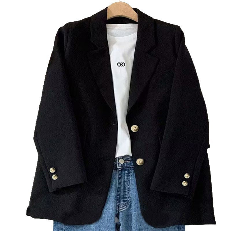 Kvindernes stilfulde blazer med tekstureret stof og elegante knapdetaljer Stilla
