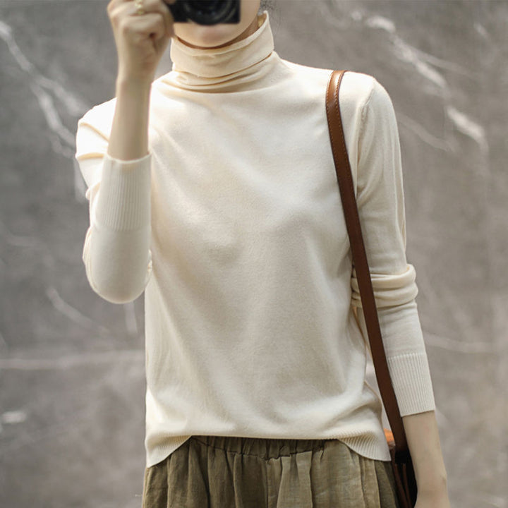 Kvindernes høj kvalitet turtleneck sweater Stilla