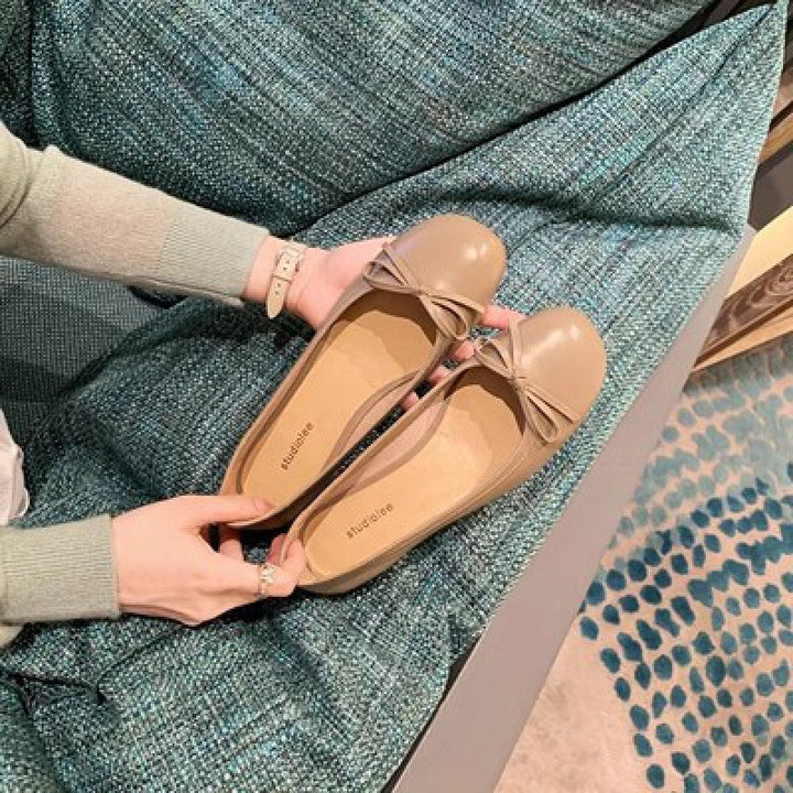 Dame Ballerinas med Sløjfedetalje Stilla