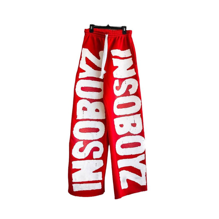 Kvinder casual bukser med trendy statement print Skovae