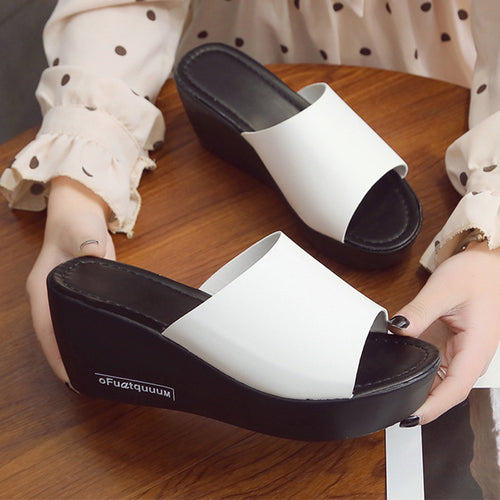 Dame Wedge-sandaler med behageligt indlæg og trendy snit Stilla