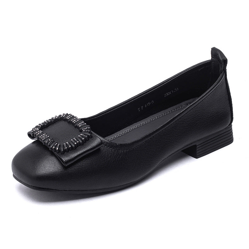 Femme Elegante Udsmykkede Flade Sko Stilla