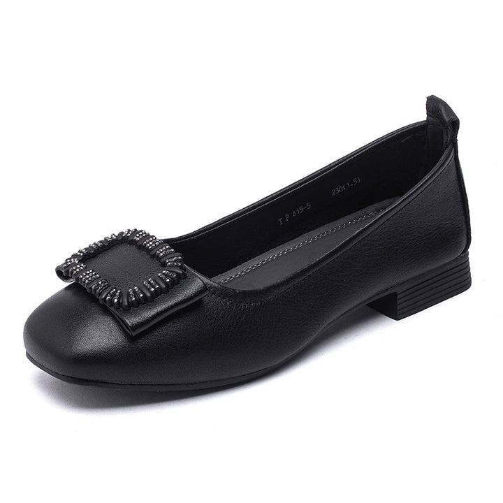 Femme Elegante Udsmykkede Flade Sko Stilla
