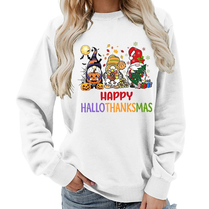 Kvindernes sweatshirt med muntert feriedesign Stilla