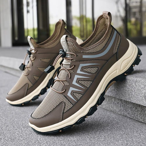 Femme Lettere Outdoor Trail Sneakers med åndbart mesh-overflade og stødabsorberende sål Stilla