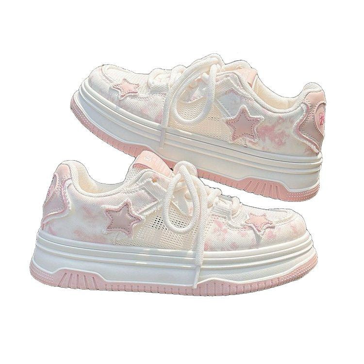 Dame Sporty Sneakers med stilfuldt blomstermønster Stilla