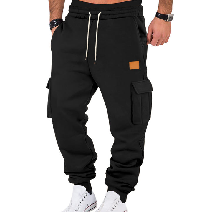 Herrer cargo joggingbukser med praktiske sidelommer og elastisk talje Stilla
