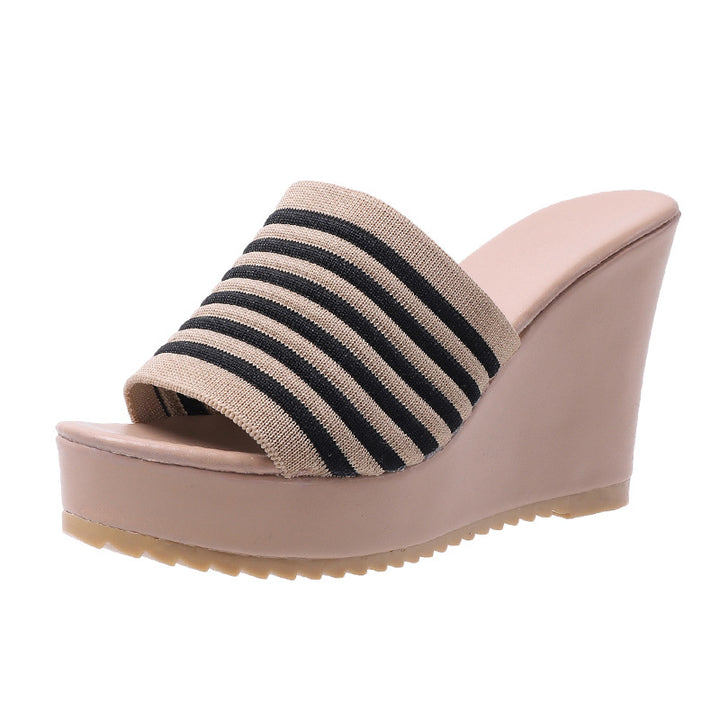 Dame kile-sandaler med elastisk rem og behagelig fodseng Stilla