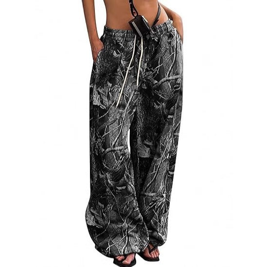 Dame Cargo-bukser i moderne camouflage-stil Stilla