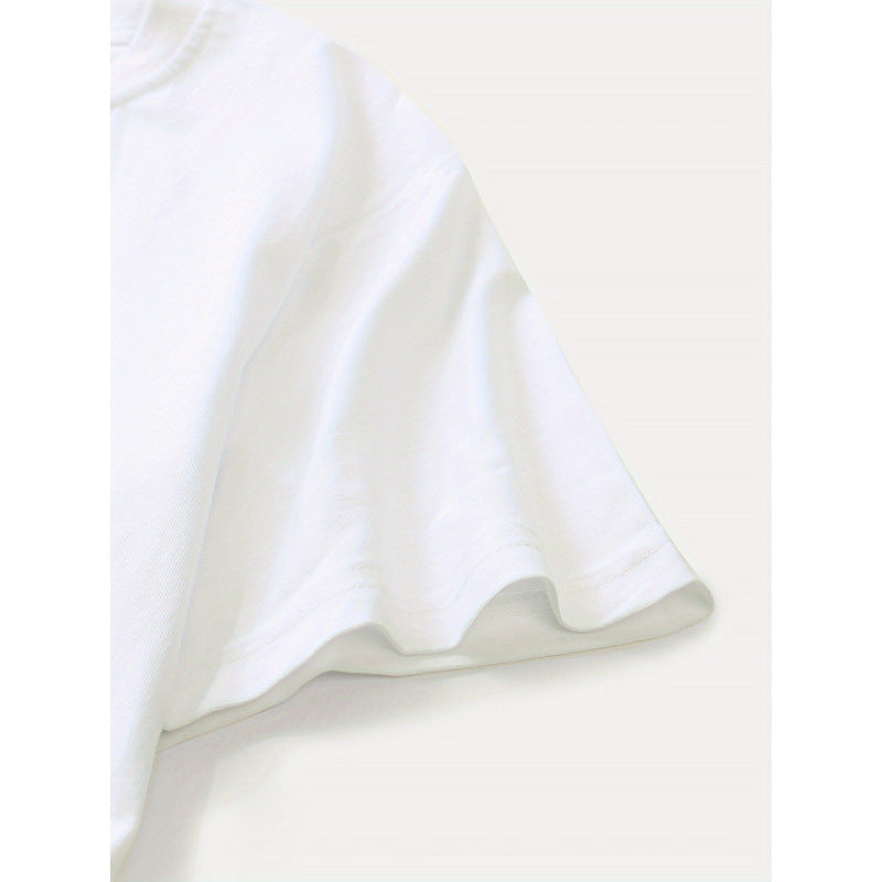 Dame T-shirt med floralt tryk Stilla