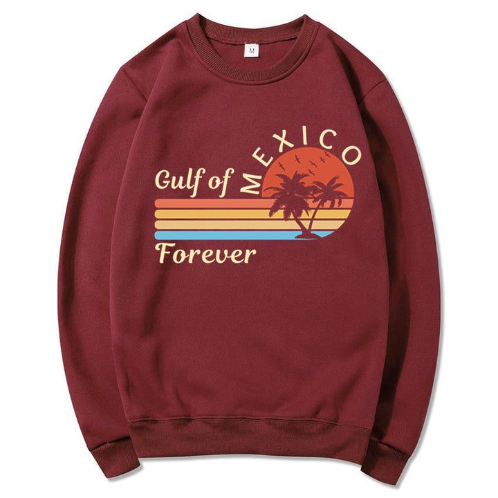 Kvindernes sweatshirt med tropisk grafisk design og moderne print Stilla