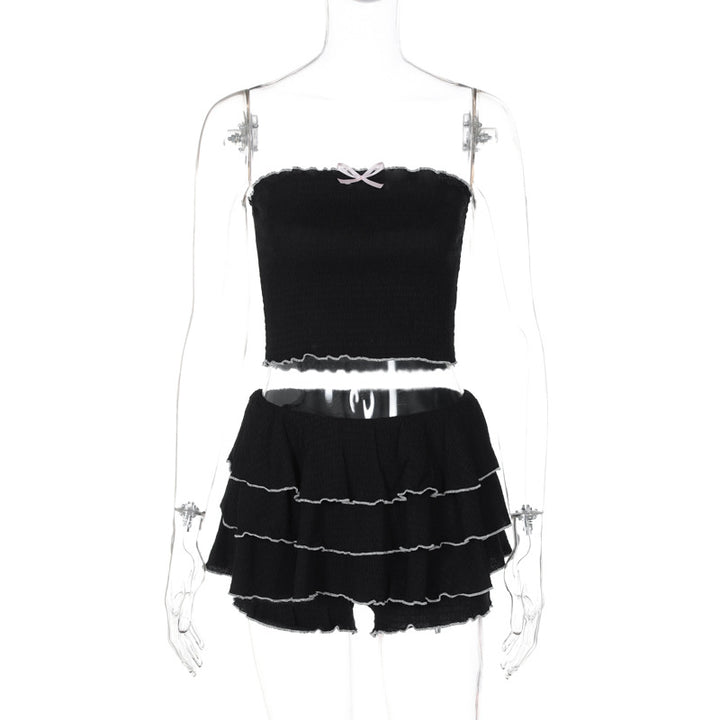 Dame To-delt Flæse-Outfit Stilla