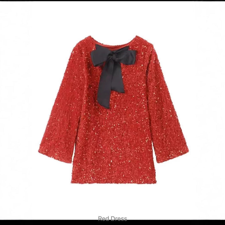 Dame aften kjole med elegant bue-ryg detalje Stilla