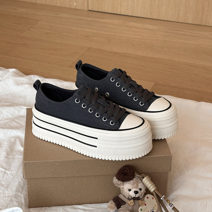 Femme Platform Fritid Sneakers Stilla
