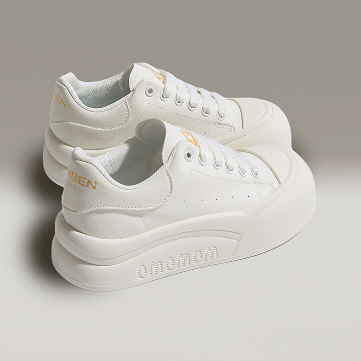 Dame Chunky Sneakers med polstret platformssål og åndbart overmateriale Stilla