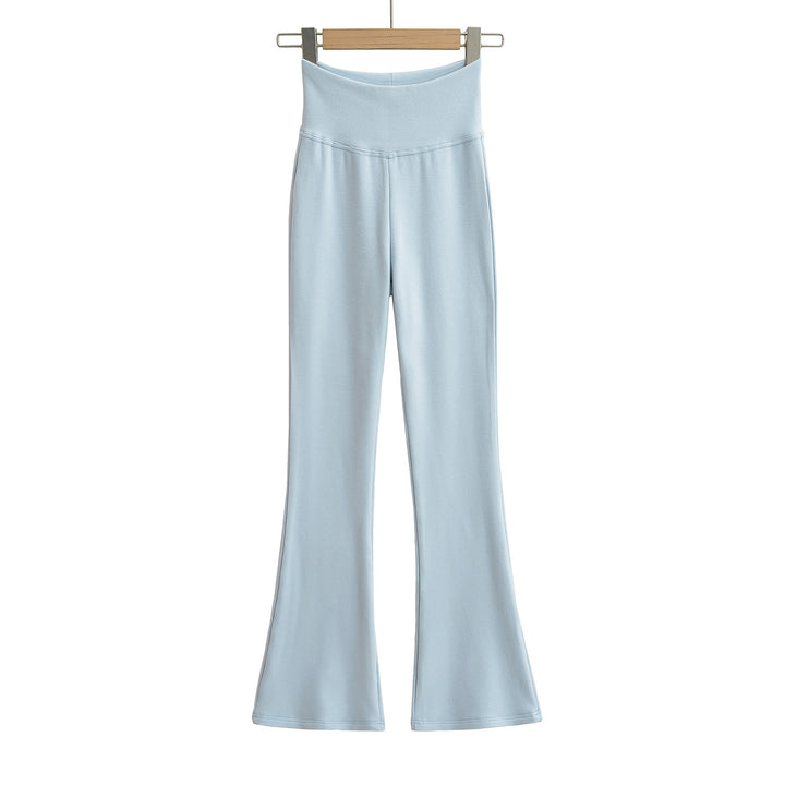 Damer Flared Leggings med høj talje lavet af komfortabelt strækmateriale Stilla