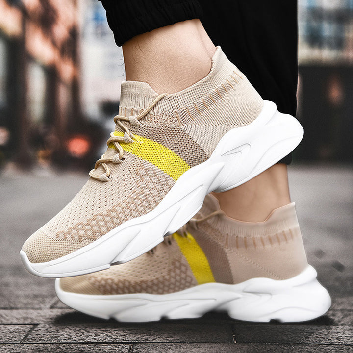 Herrer Åndbar Strik Løbe Sneakers Stilla