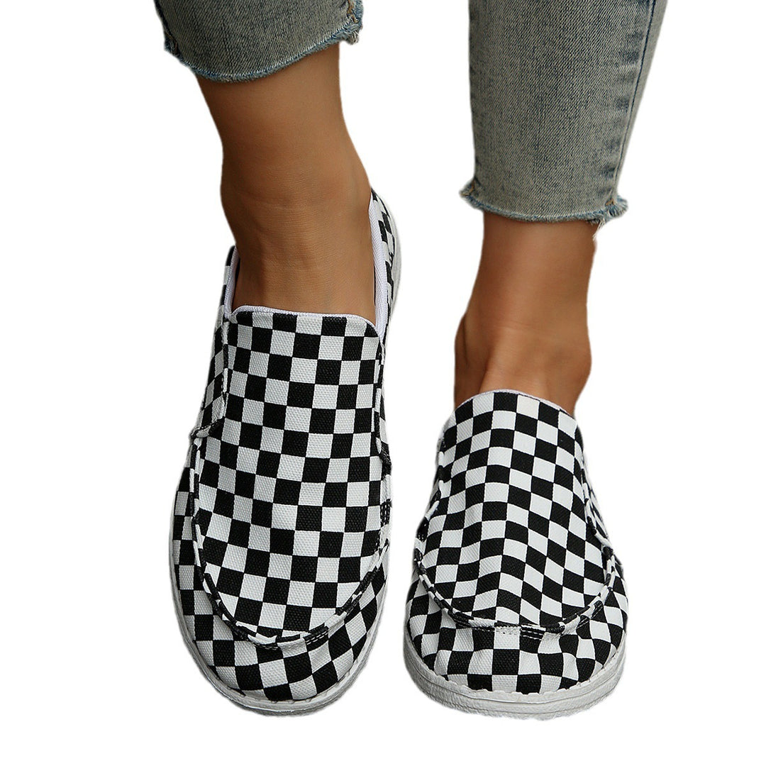 Dame Slip-On Sneakers med farverigt blomsterdesign og komfortabel dæmpning Stilla