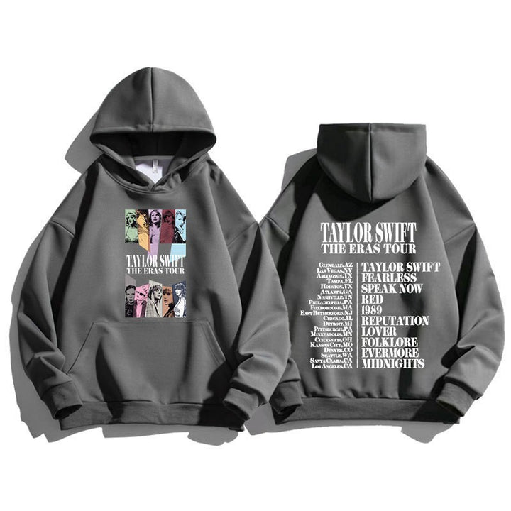 Kvinders hoodie med kunstnerisk motiv og inspirerende oplysning Skovae