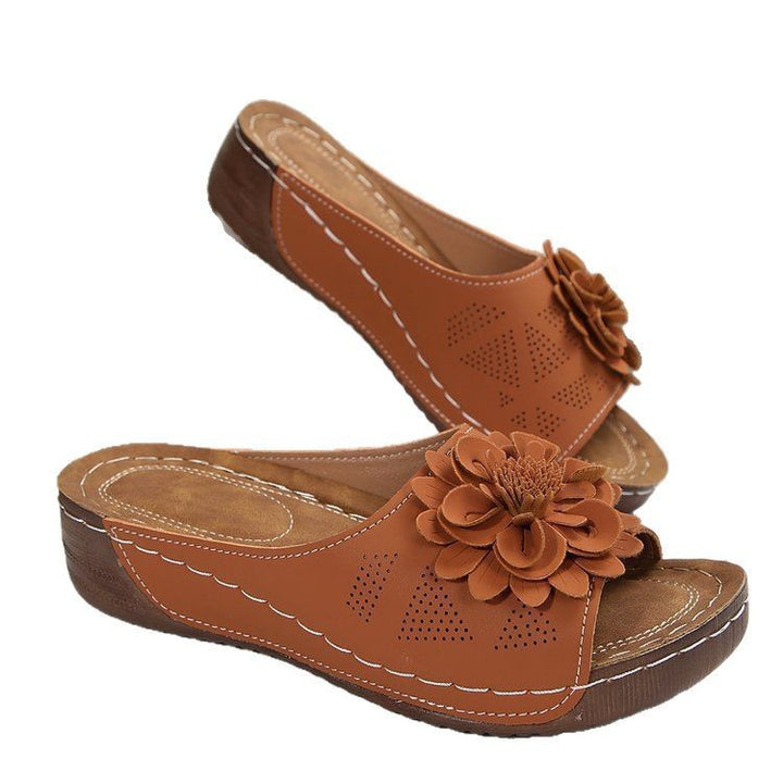 Dame Sandaler med modigt blomsterdesign og ergonomisk fodseng Stilla