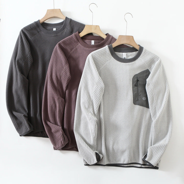 Damesweatshirt med struktureret design Stilla