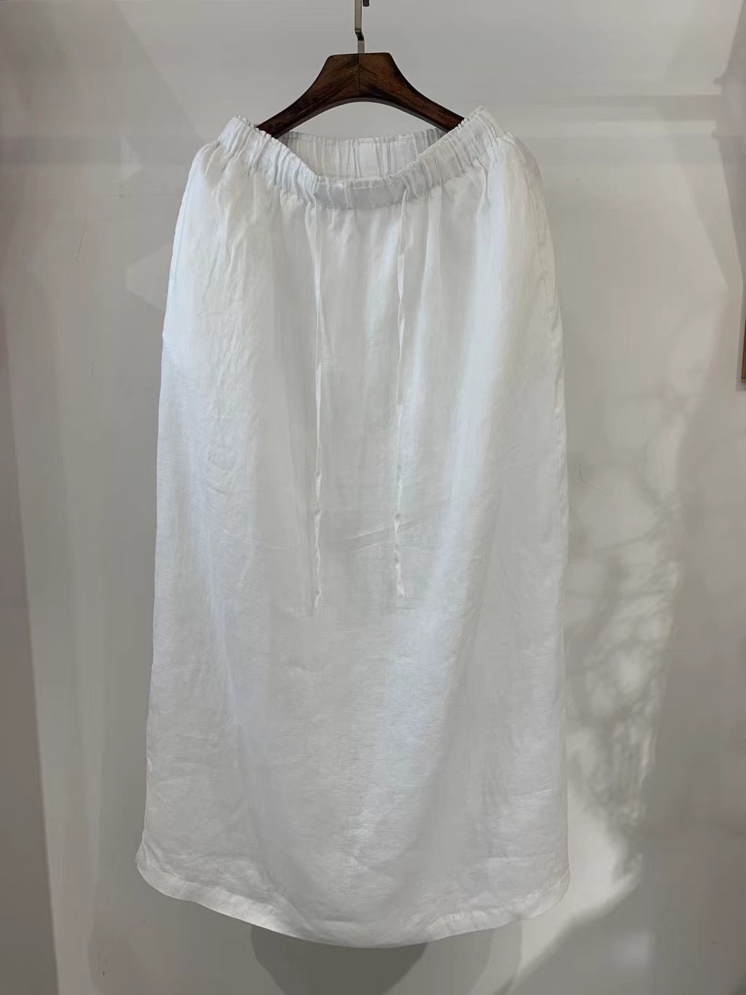 Femme Stribet Løs Maxi-Nederdel Stilla