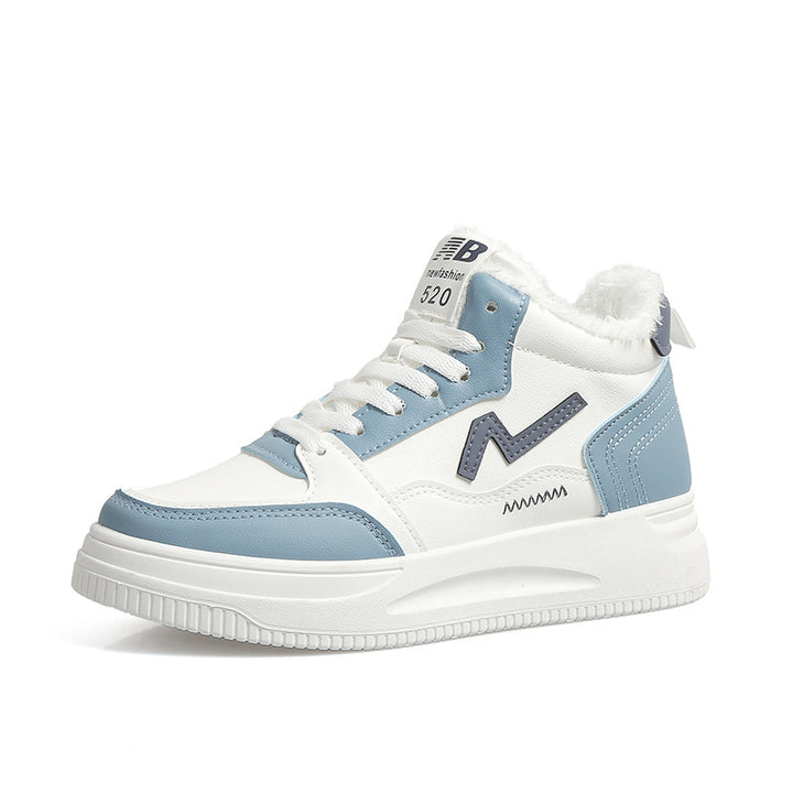Dame højtskårne sneakers med varm inderfor og skridsikker sål Stilla