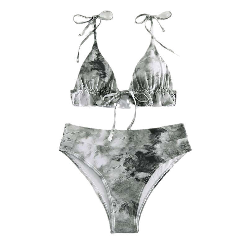 Dame Tie-Back Trekant-Bikini-Sæt Stilla