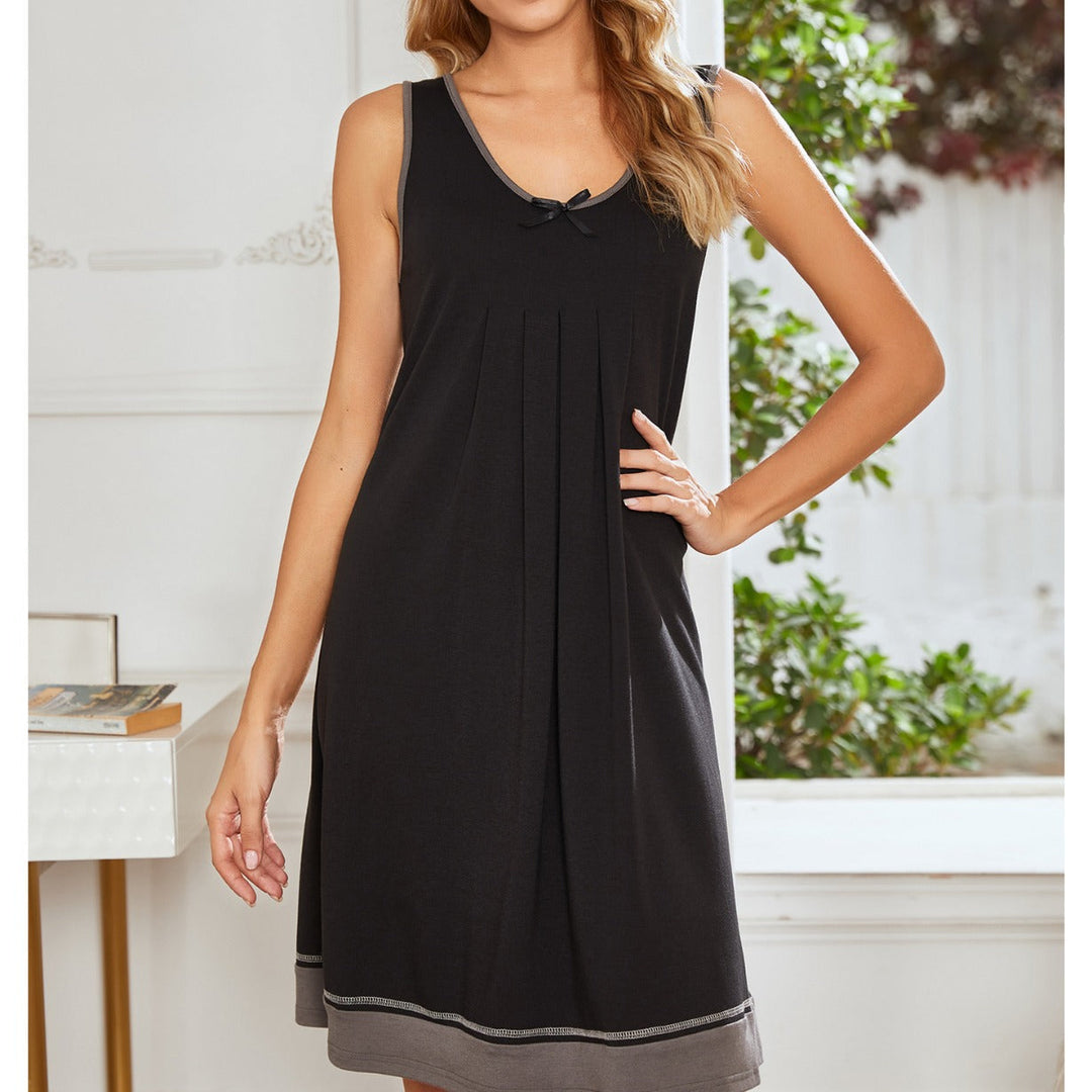 Stilla | Tank-Nattkjole Sommer Blokk Splicing Tank Nattkjole