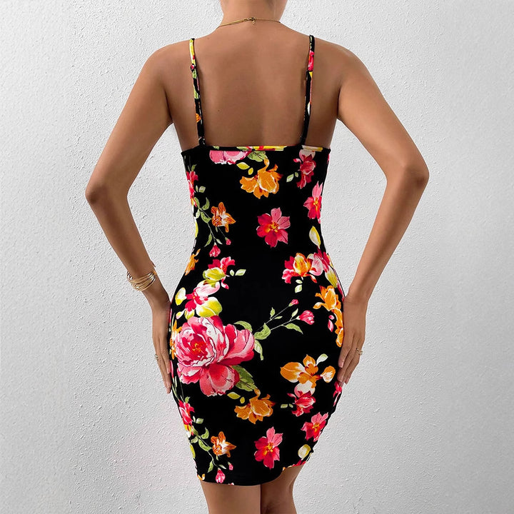 Dame Floral Wrap Kjole Skovae