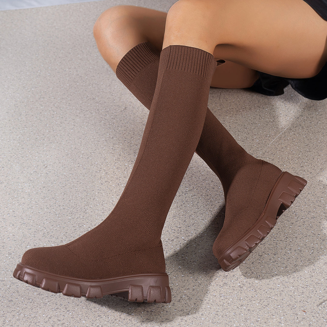 Dame ankelhøje sneakersokkersko med ergonomisk sål og moderigtigt design Stilla